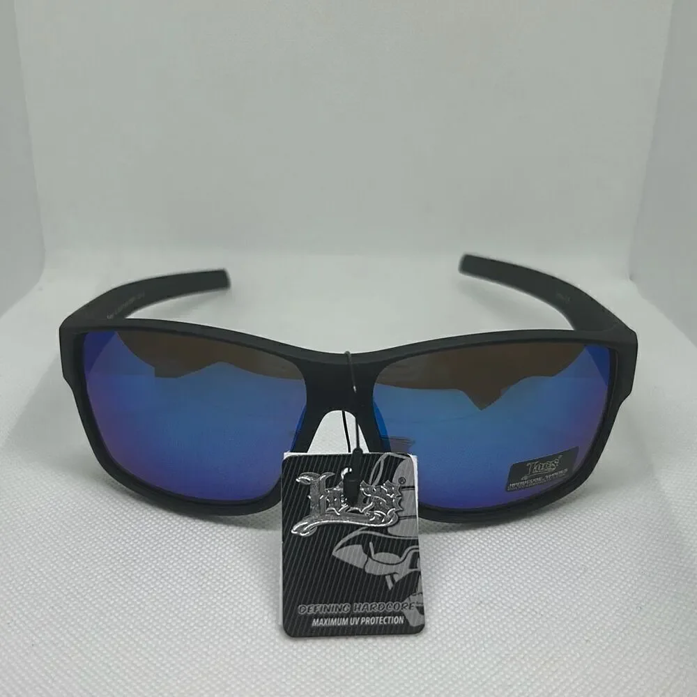 Locs Mens Mirrored Hardcore Sunglasses